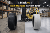 Black vs. Non-Marking Forklift Tires: Which Compound Is Right?