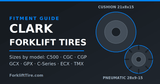 Clark Forklift Tires: Sizes by Model & Fitment Guide