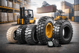 Continental Forklift Tire Catalog: Press-On Bands, Super Elastic, Pneumatics & Port Tires