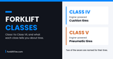 Classes of Forklifts and Their Tires