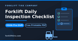 Forklift Daily Inspection Checklist (OSHA Pre-Shift)