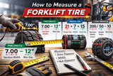 How to Measure a Forklift Tire | Pneumatic, Cushion & Press-On Guide