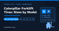 Caterpillar Forklift Tires: Sizes by Model