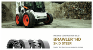 Brawler™ HD Skid Steer Solid Tires Guide: Flat-Proof, Bolt-On Wheel, Traction vs Smooth, Sizes & Load Ratings