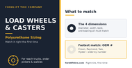 Forklift Load Wheels & Caster Guide