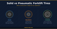 Solid vs Pneumatic Forklift Tires: Differences Explained