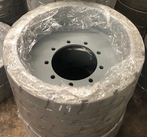 Order Pair of 22x7 8-hole Non-Marking Mold-On Tires for