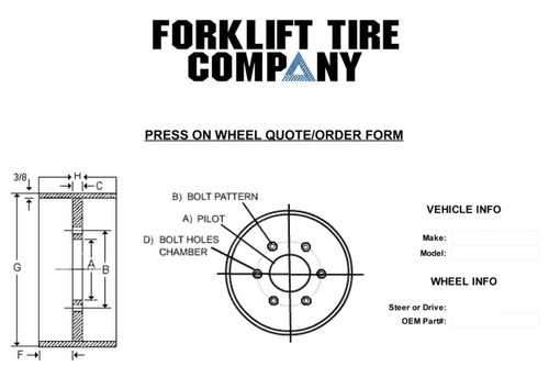 Press-On Wheel Order Form