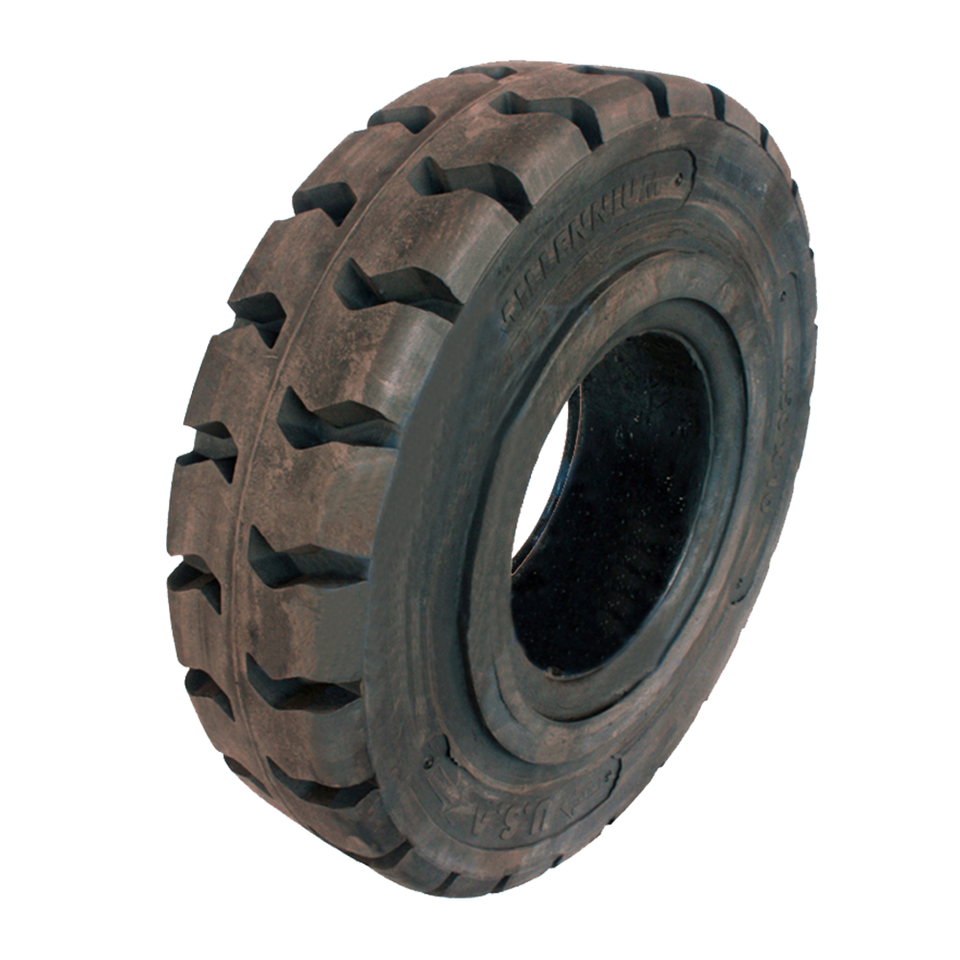 Buy 7.00x12 5.00 forklift resilient black rubber traction solid tire