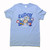 Light blue robot t-shirt