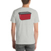 Vote Like It'll Be 4am. Back print, heather gray shirt.