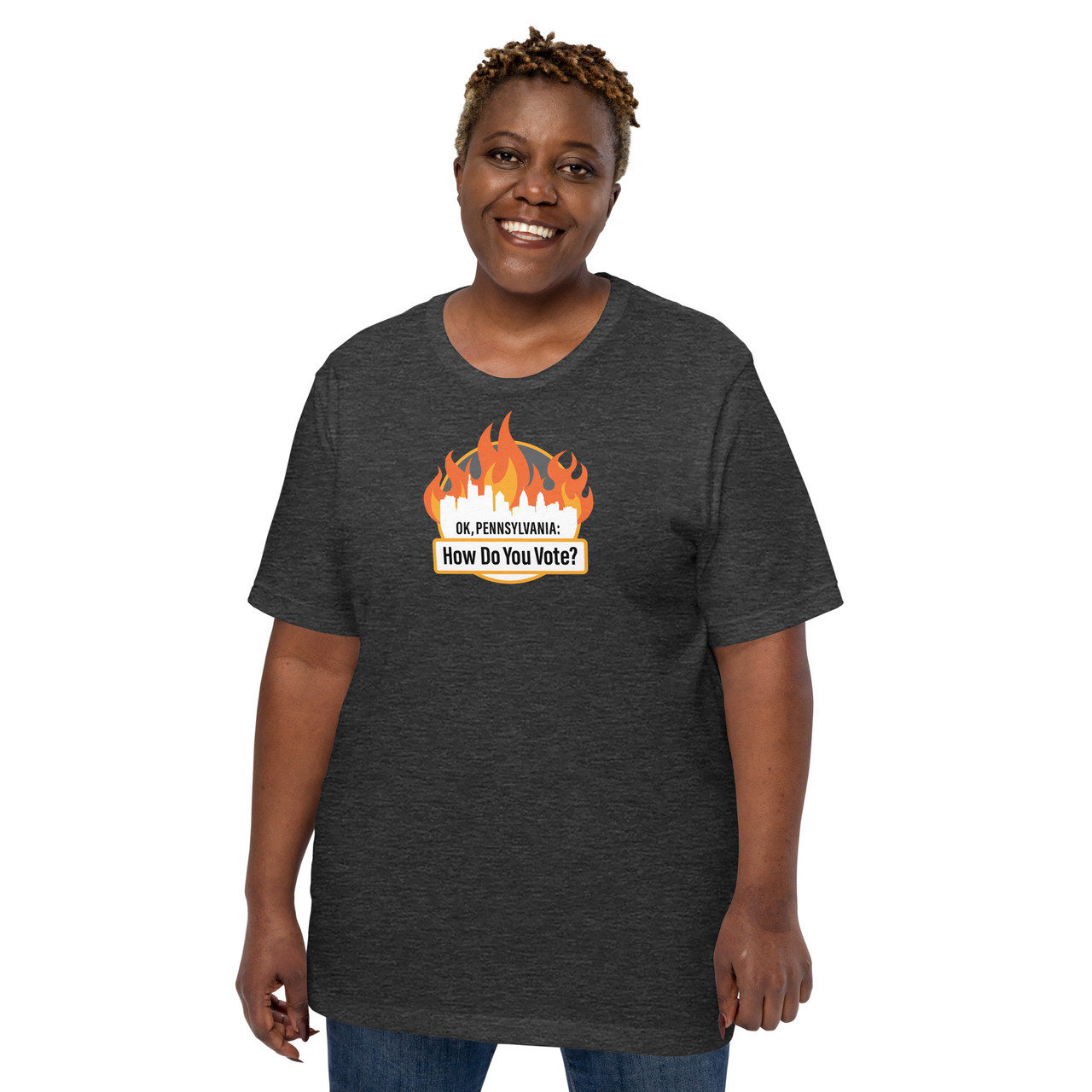 Burning Pennsylvania HDYV, Unisex t-shirt