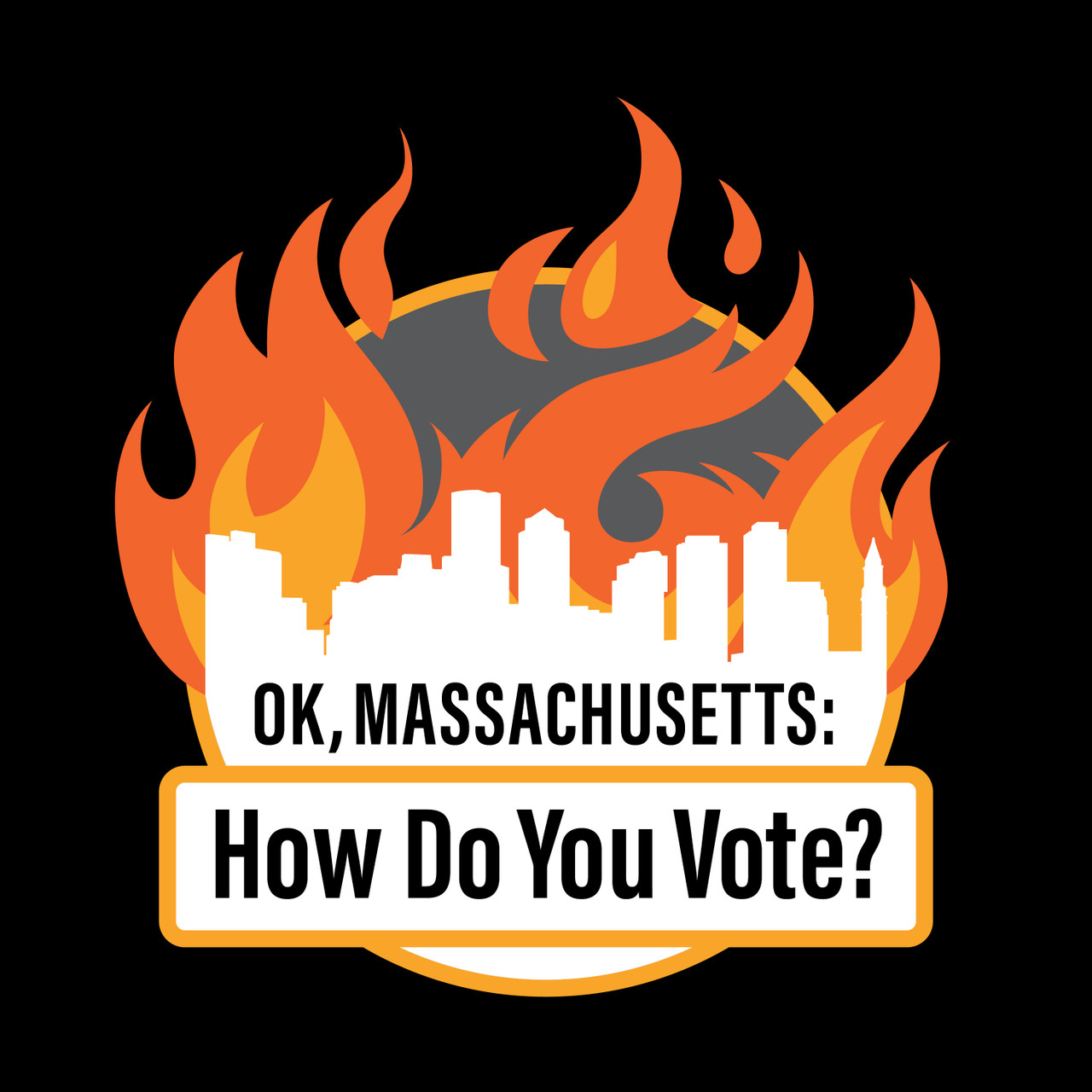 Burning Massachusetts HDYV, Unisex t-shirt