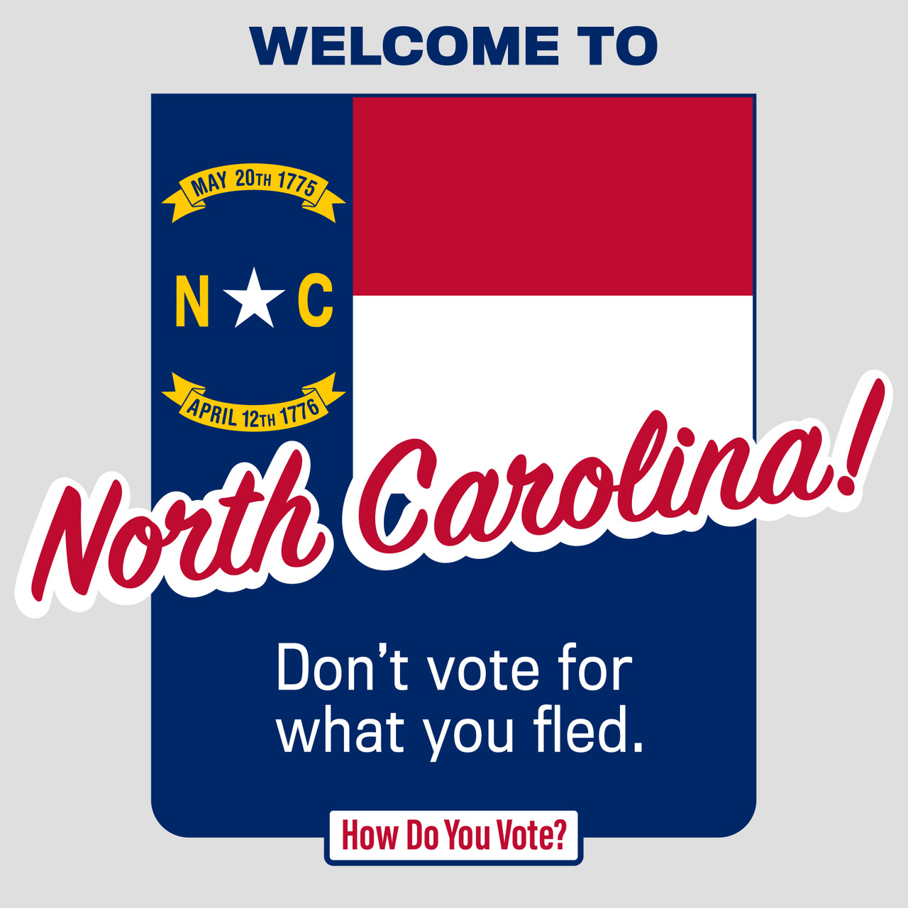 North Carolina How Do You Vote Design