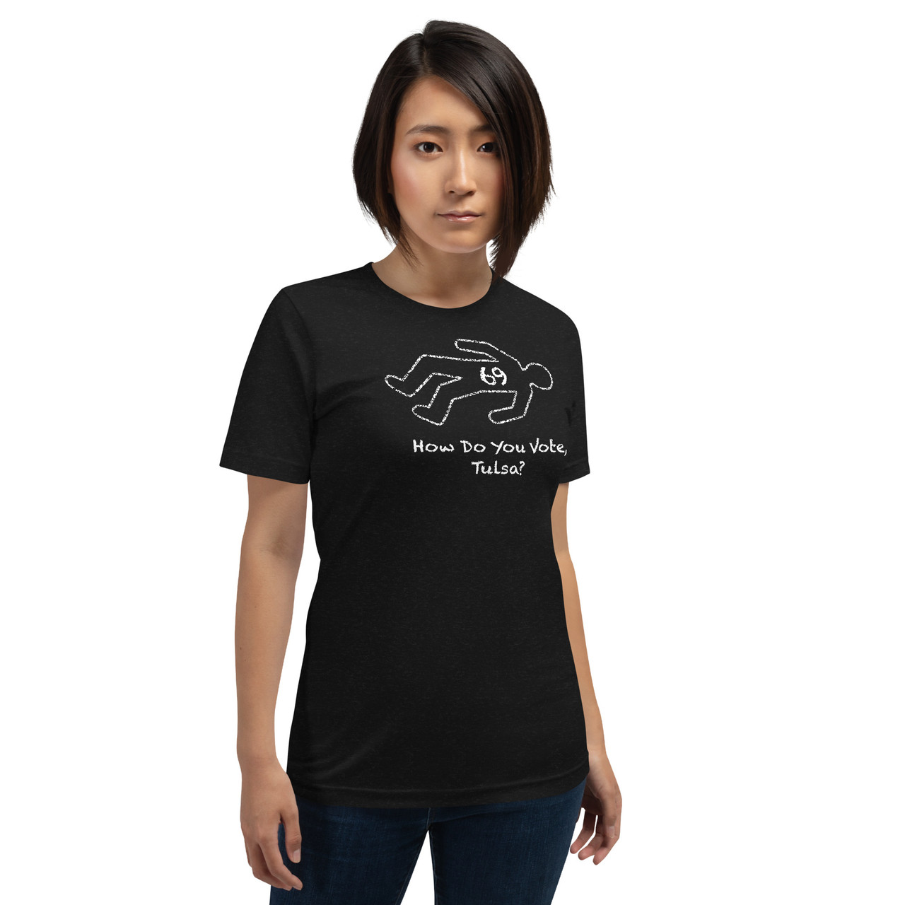 Chalk Lines, Tulsa 2023, Unisex t-shirt