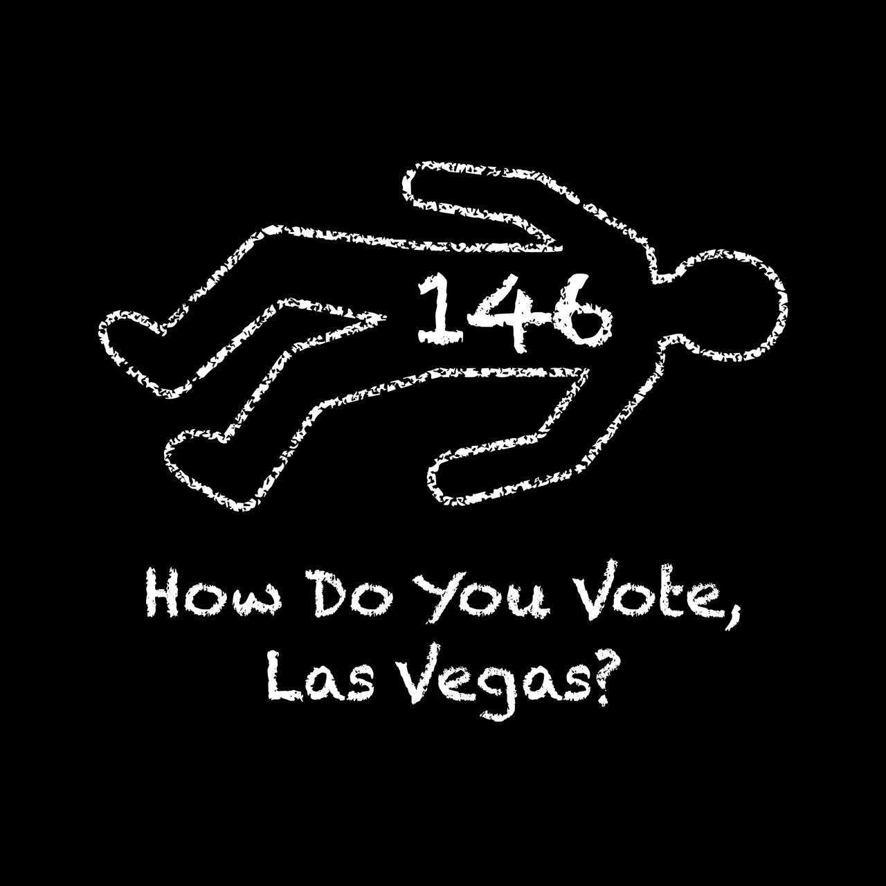 Chalk Lines, Las Vegas 2023, Unisex t-shirt