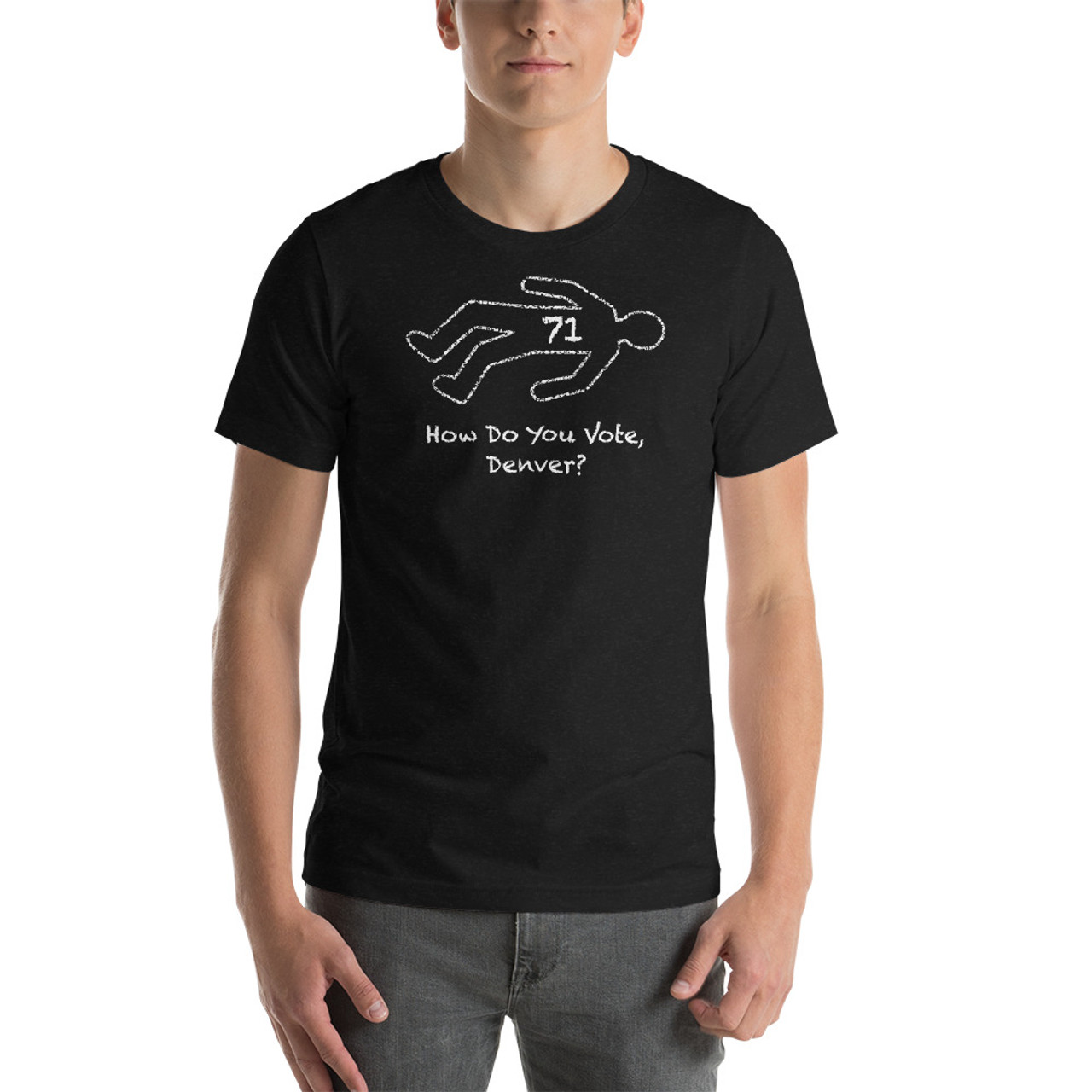 Chalk Lines, Denver 2023, Unisex t-shirt