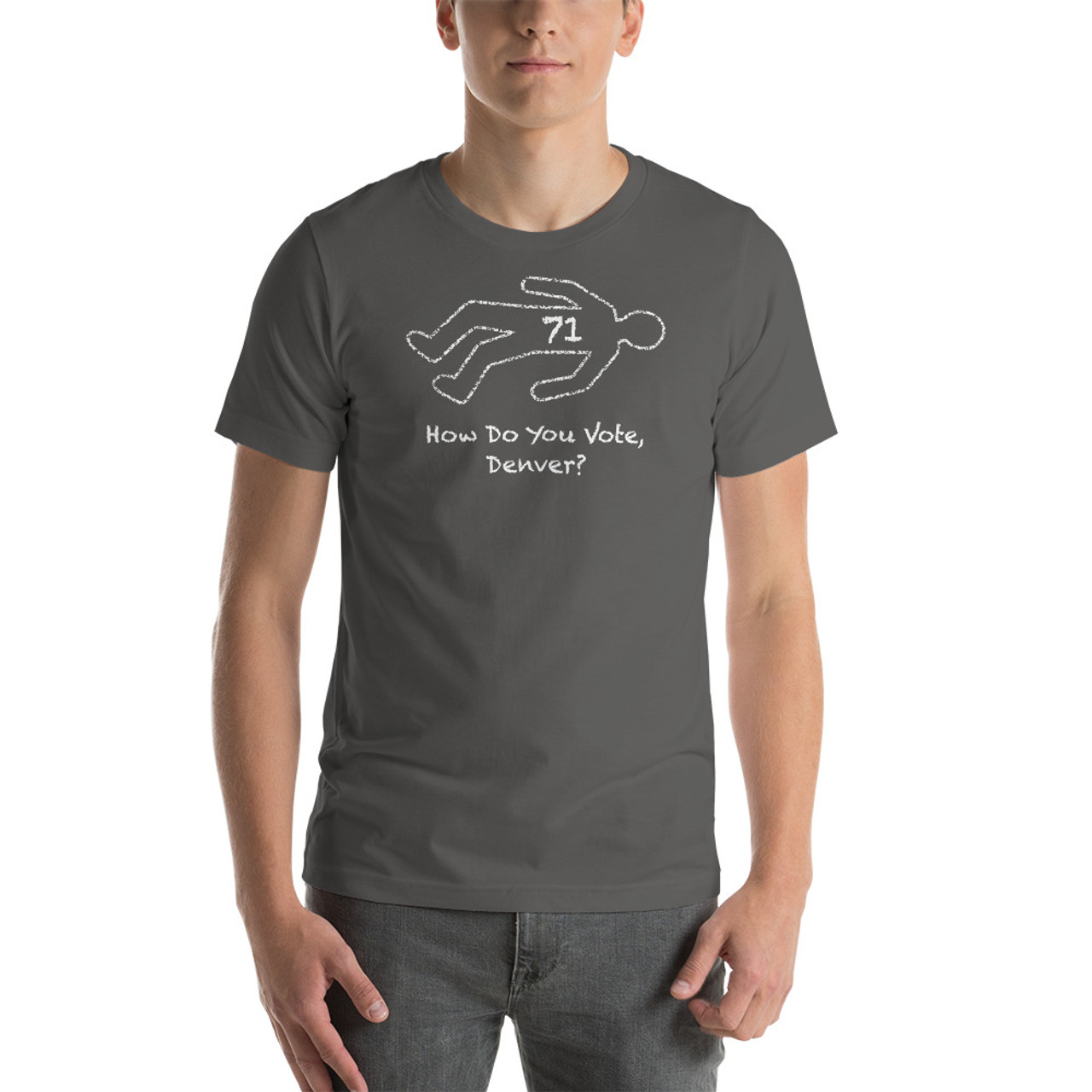 Chalk Lines, Denver 2023, Unisex t-shirt