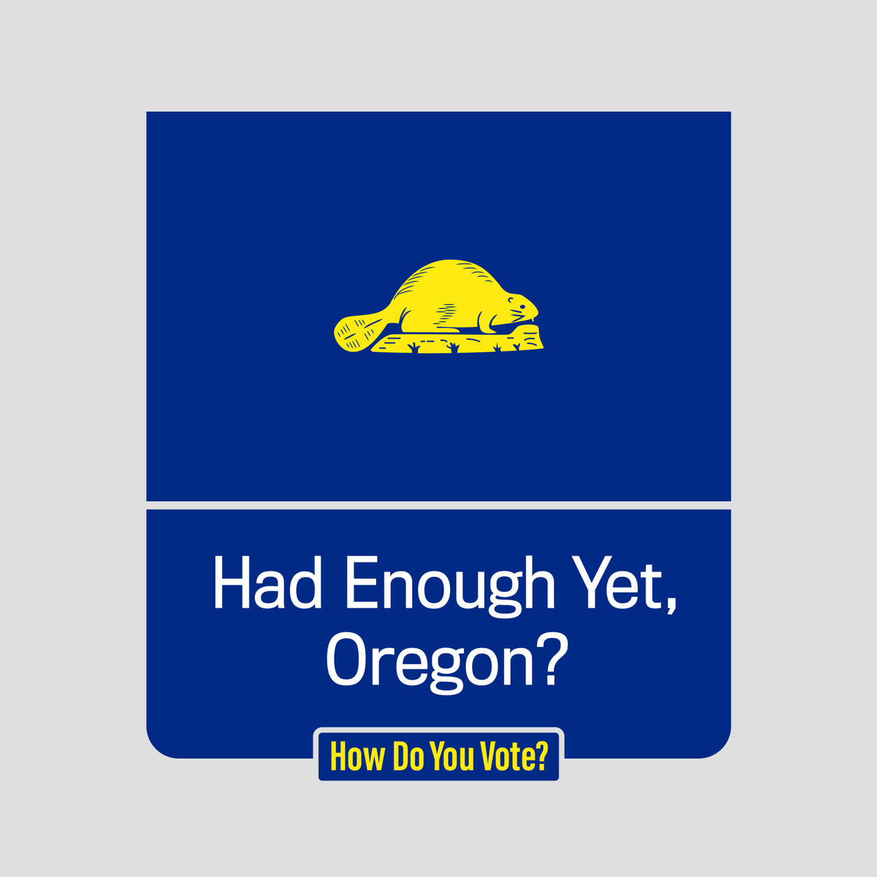 Oregon How Do You Vote Design