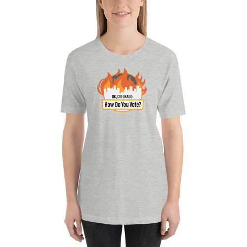 Burning Colorado HDYV, Unisex t-shirt