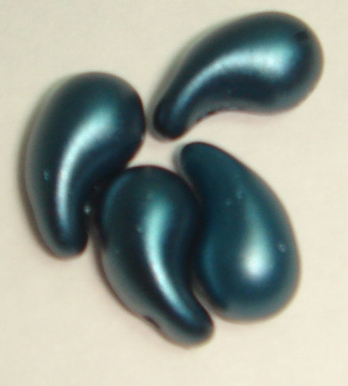 Alabaster Pastel Petrol 5x8mm Right Zoliduo 02010-25033