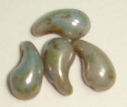 Alabaster Blue Luster 5x8mm Right Zoliduo 65432