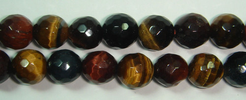Multi Colored Tiger Eye Faceted