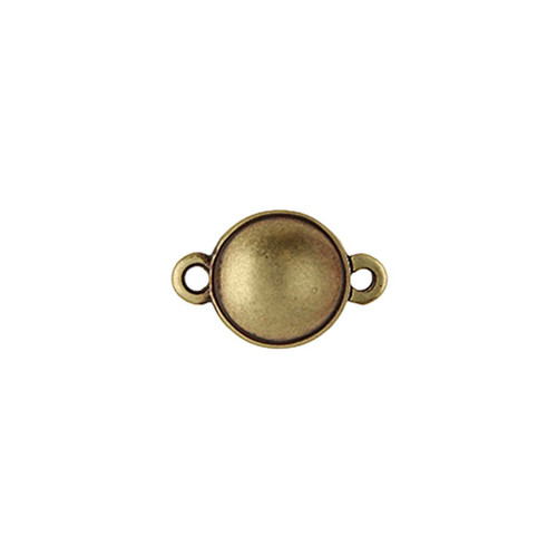 Magnetic Clasp Sphere Antique Brass 10x15mm MCS1015-AB - Dakota
