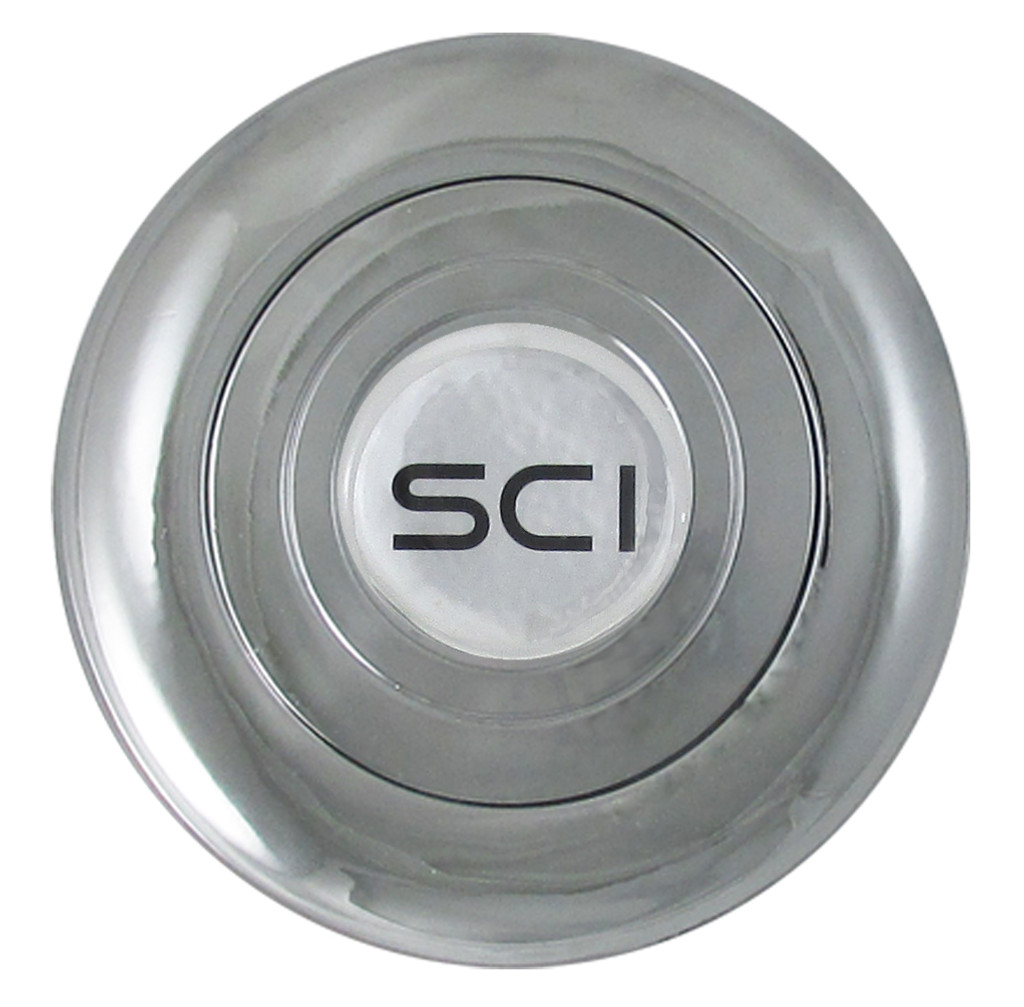 Chrome Horn Button - Logo