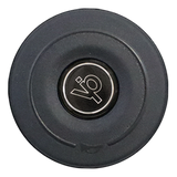 Black Horn Button - Black VIP Logo