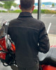 Men's Racer Font Solid Shirt Jacket