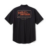 Men's Vintage Jersey Button-Up - Harley Black