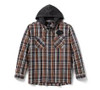 Men's Vintage Long Sleeve Hooded Shirt