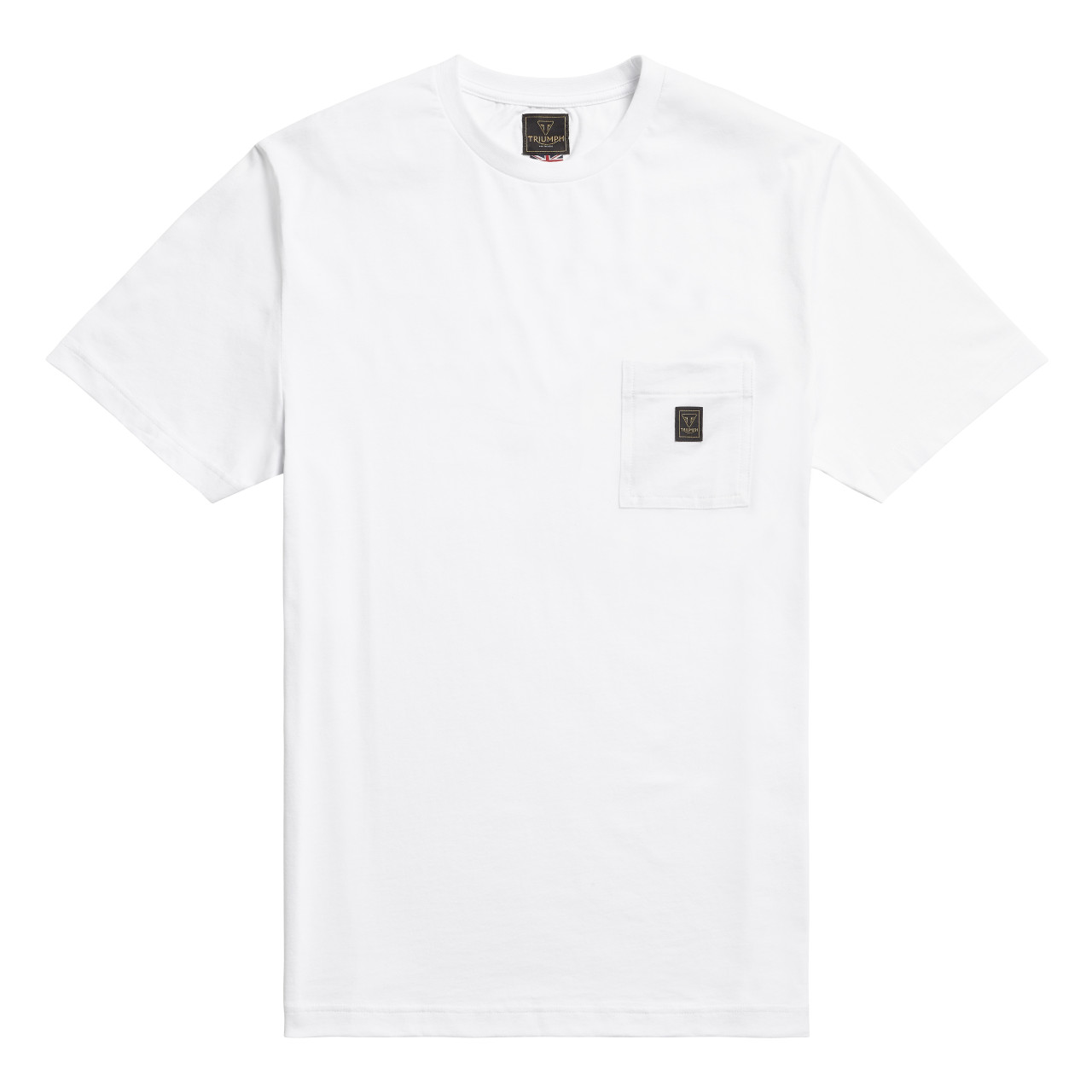 The Triumph Crew Neck Tee - White - White / S