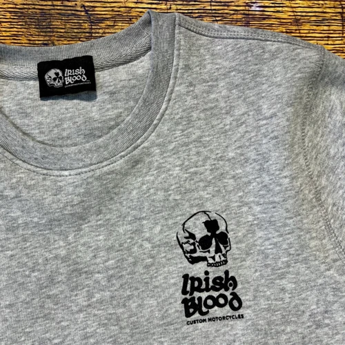 Irish Blood Grey Skies Pullover