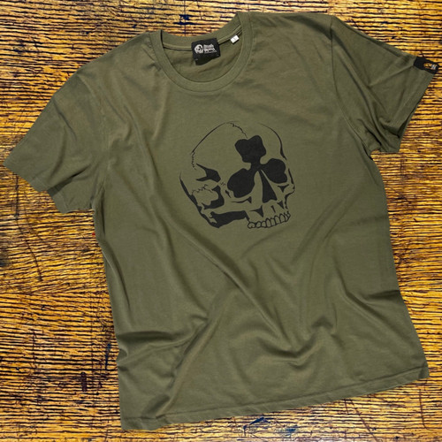 Irish Blood Double Skull Green