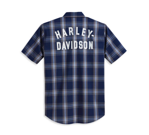Men's Staple Poplin Shirt - Blue Plaid