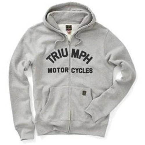 Triumph Lavenham Zip Up Hoodie- Grey