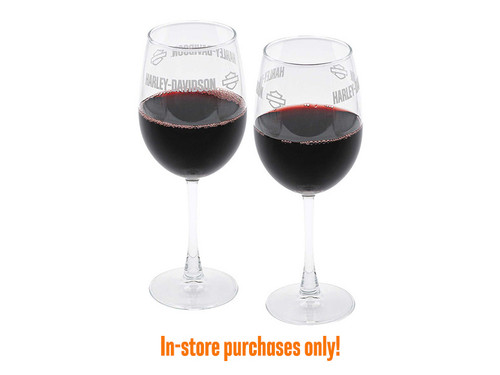 H-D Premier Wine Glass Set