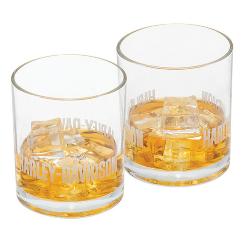 H-D Premier Rocks Glass Set