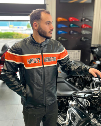 Men's H-D Trenton Leather Riding Jacket
