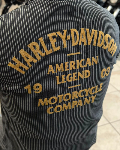Men's H-D American Classic Railroad Stripe Shirt