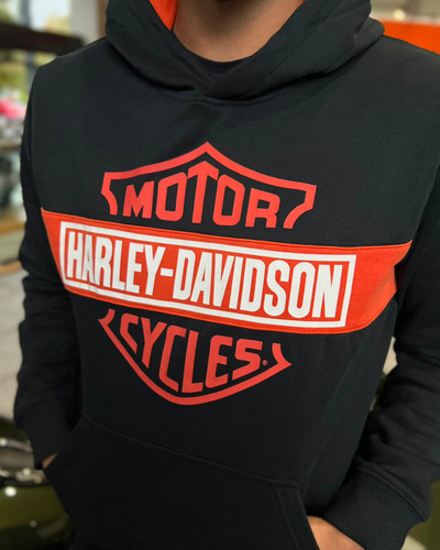 Harley-Davidson Hoodie Essential Bar & Shield black