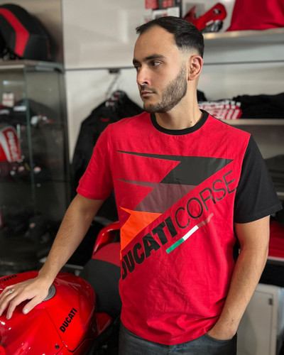 T-SHIRT DC SPEED  RED MENS