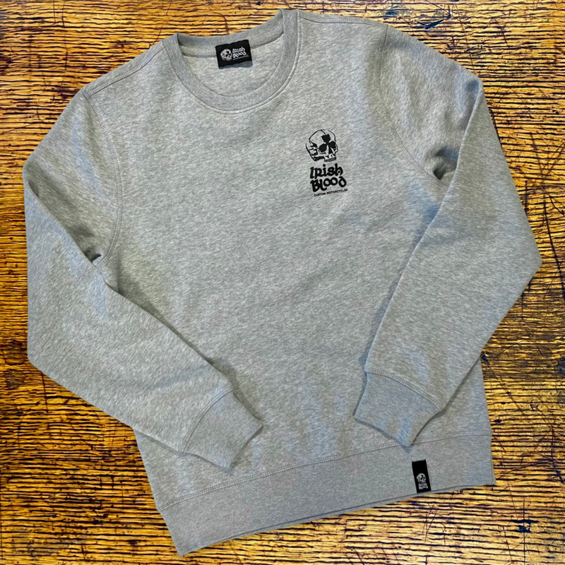 Irish Blood Grey Skies Pullover