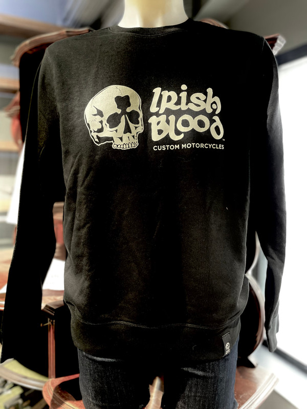 IRISH BLOOD ROLLER BLACK SS/CREAM PRINT