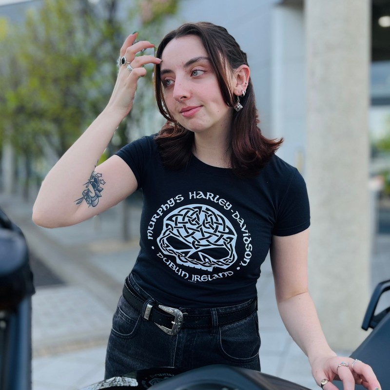 Celtic Willie G Ladies Black