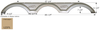 Gulf Stream Triple Axle Fender Skirt FS2371