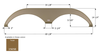 Forest River Tandem Axle Fender Skirt FS5658L