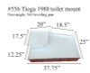 #556 Fleetwood RV fiberglass shower pan